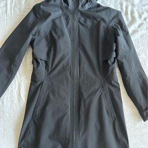 Lulumelon black long coat